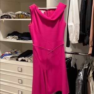 Oscar de la Renta fuschia dress